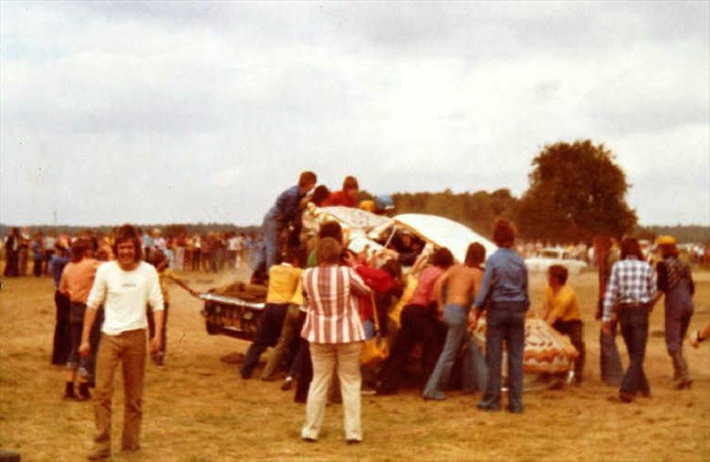 Karambolage Rennen in Detter 1973